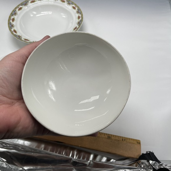 T&V Limoges France Floral Round Butter Dish - Picture 6 of 11